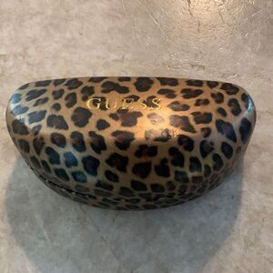 GUESS Animal Print Glasses Case